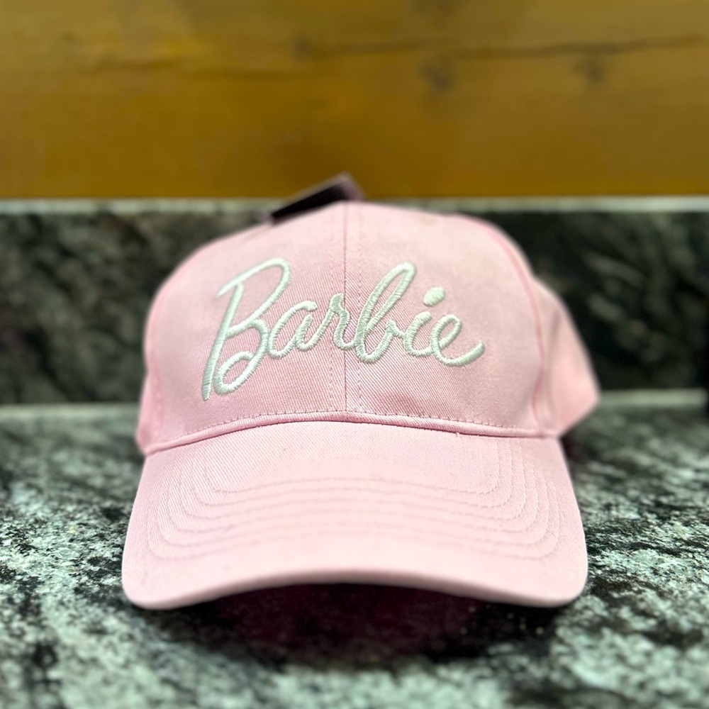 Barbie Women’s Pink Ballcap Hat NEW Velcro adjustable closure